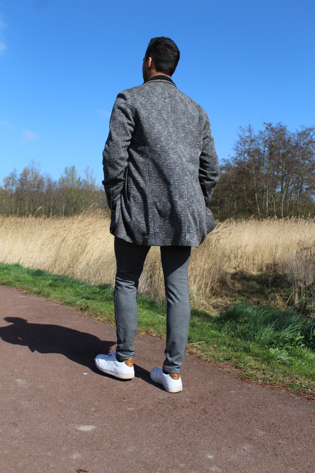 Wandelen door het park